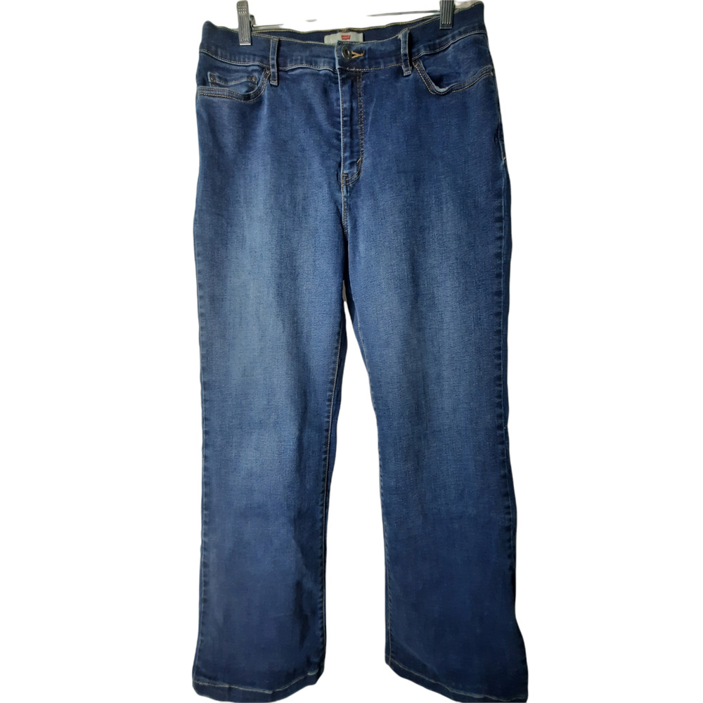 Levi's Perfectly Slimming/512 Bootcut blue jeans